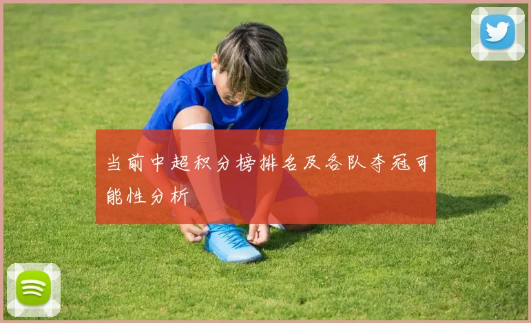 当前中超积分榜排名及各队夺冠可能性分析